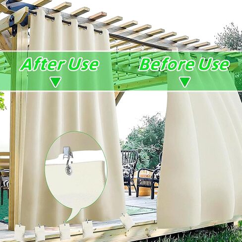 ZJchao 8 Pack Canvas Curtain Sandbags with Metal Clips for Outdoor Patio Curtain Weights Reusable Drapery Weight Bags with PE Sealed Liners Each Holds 15oz of Sand in Kuwait