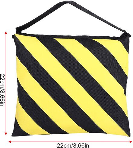 Yellow Black Stripes Sand Bag Sandbag Weight Bags for Studio Video Light Stand Tripod Balance Stability Heavy Duty Oxford Sandbags in Kuwait