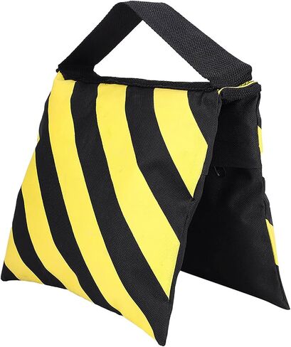 Yellow Black Stripes Sand Bag Sandbag Weight Bags for Studio Video Light Stand Tripod Balance Stability Heavy Duty Oxford Sandbags in Kuwait