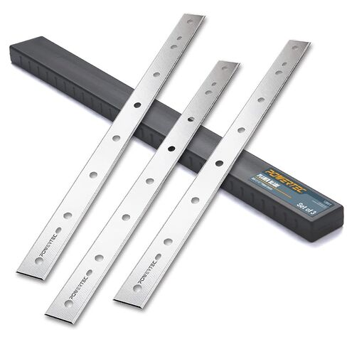 POWERTEC 12-1/2 Inch Planer Blades for DeWalt DW734 Planer, Replacement for DW7342 Planer Knives, Set of 3 (12801) in Kuwait