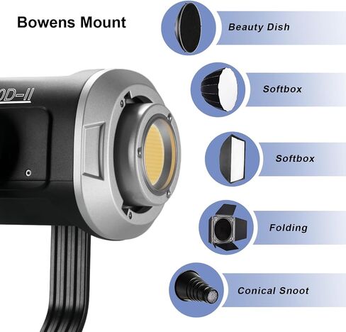GVM SD600D 600W Led Video Light, Bi-Color Led Studio Light Photography Lighting with APP/DMX Control, 2700K to 6800K 128000lux/1m Continuous Lighting for Studio, Video Shooting, Broadcasting in Kuwait