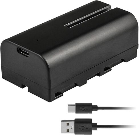 Kastar NP-F570T USB-C Battery 2-Pack Replacement for NEEWERR CN-126 CN-160 CN-216 CN-304 VL600 YN300 NL288 NL-288ARC SNL660 Advanced 660 P200 P280 CRI97+ RGB176 RGB190 LED Video Light in Kuwait