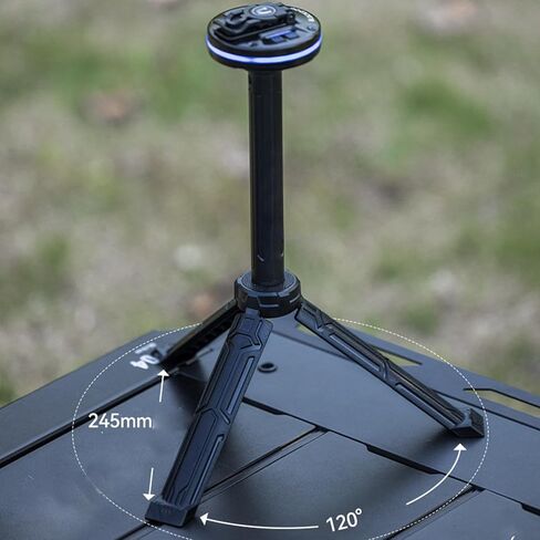 Telescoping Tripods Stand with Extension Stable Base Texture Suitable for Outdoor Photography Night Fishing ABS Camping Light Stand in Kuwait