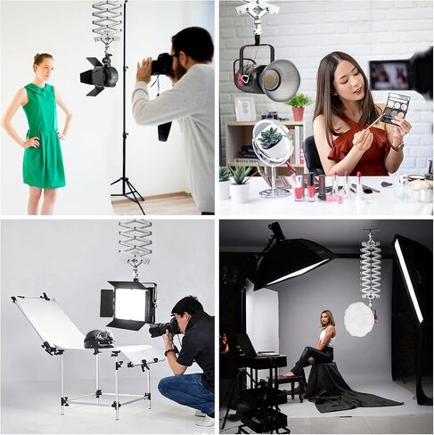 WELLMAKING Drop Pantograph Studio for Ceiling Rail System | Ceiling and rail-mounted support adjustable height and flexible positioning. Space-saving design for photo and video studios. in Kuwait
