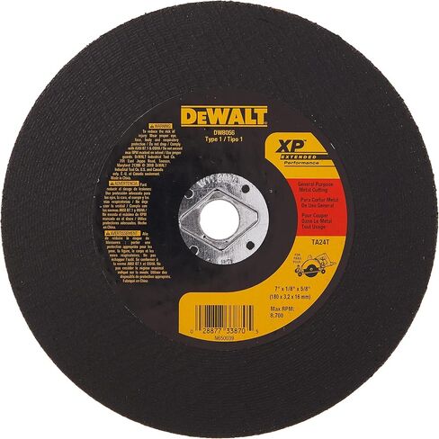 DEWALT DW8056 7-Inch Extended Performance Metal Abrasive Saw Blades in Kuwait
