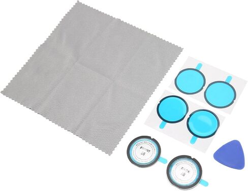 Dual Lens Guards, High Transparency Adhesive Protection, Protective Lens Cover Set, 2PC Sticky Protector Case, for X3 Panoramic Camera Travel Outdoor Photography Adventure Sports in Kuwait