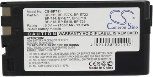 VINTRONS Replacement Battery for Canon ES20V in Kuwait