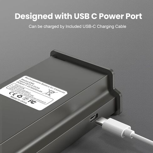 E EGOWAY 2-Pack 6000mAh Reveal Battery Pack for Reveal Cameras | Rechargeable Battery with USB-C & 12V DC Ports, Compatible with Reveal X Gen 3.0, X Pro, X Gen 2.0, SK, XB in Saudi Arabia