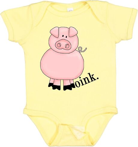 inktastic Pig-Oink Baby Bodysuit in Kuwait
