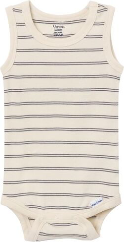 Gerber Baby Boys Multi-Pack Sleeveless Onesies Bodysuit, Surf, 12 Months in Kuwait