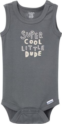 Gerber Baby Boys Multi-Pack Sleeveless Onesies Bodysuit, Surf, 12 Months in Kuwait