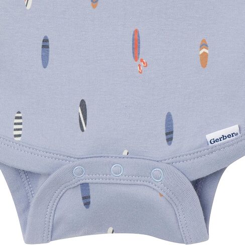 Gerber Baby Boys Multi-Pack Sleeveless Onesies Bodysuit, Surf, 12 Months in Kuwait