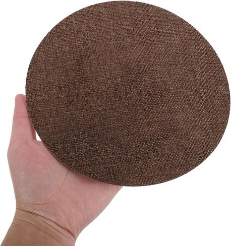 SHINEOFI 2pcs round Light Diffuser Lamp Cover for Ceiling Pendant and Floor Lamps, Coffee Pvc Material Universal Compatibility and Effortless Installation, for Office and Bedroom Lighting in Kuwait