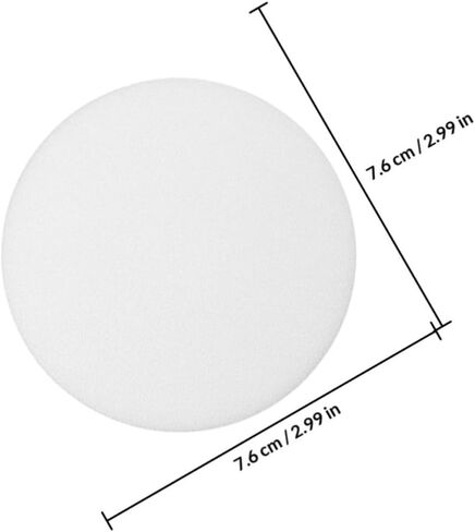 6pcs round White Plastic Light Diffuser for Ceiling Spotlights, Dazzle-proof Lampshade Easy Installation, Protects Eyes from Harsh Light, for Homes and Offices in Kuwait