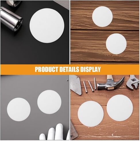 6pcs round White Plastic Light Diffuser for Ceiling Spotlights, Dazzle-proof Lampshade Easy Installation, Protects Eyes from Harsh Light, for Homes and Offices in Kuwait