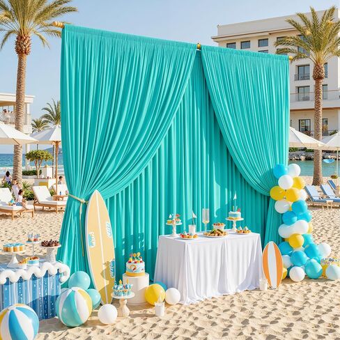 50x12 ft Burgundy Backdrop Curtains for Weddings, Birthdays and Photos | 10 Panels 5x12 ft, Wrinkle-Free Polyester Drapes, Washable, Ironable, 4 in Rod Pocket for Baby Showers Photography in Saudi Arabia