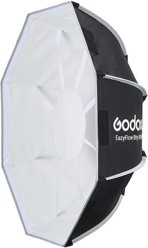 EazyFlow Foldable Bowens Mount Beauty Dish 25.6" (Black White) in Kuwait