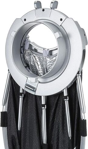 EazyFlow Foldable Bowens Mount Beauty Dish 25.6" (Black White) in Kuwait