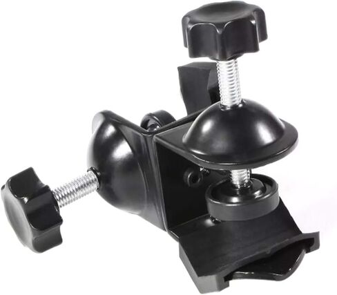 Selens 2 Pcs Heavy Duty Metal Dual U Clip C Clamp Type Bracket Mount | for Photo Studio Boom Arm Light Stand in Kuwait