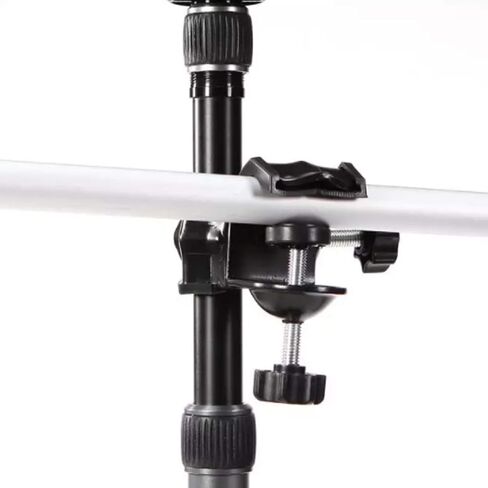 Selens 2 Pcs Heavy Duty Metal Dual U Clip C Clamp Type Bracket Mount | for Photo Studio Boom Arm Light Stand in Kuwait