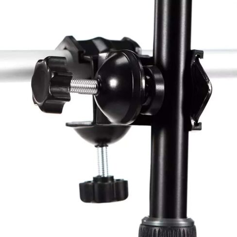 Selens 2 Pcs Heavy Duty Metal Dual U Clip C Clamp Type Bracket Mount | for Photo Studio Boom Arm Light Stand in Kuwait