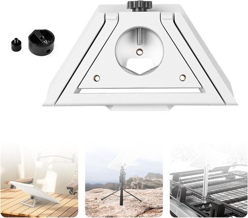 Canvcle Starlink Mini Tripod Adapter — 3-in-1 Mini Kickstand & Pipe Adapter & Tripod Adapter, Replacement Mount Works for Starlink Mini (1/4" - 3/8"), Fits Tripods, Camera Stands & Clamp Mounts in Kuwait