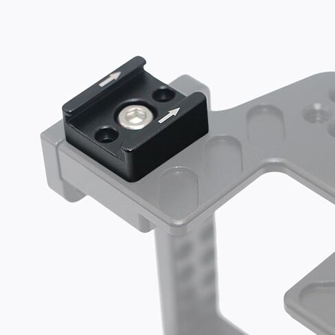 COHEALI 2 Set Aluminum Alloy Hot Shoe Adapter Mount for Camera and Flash, Durable Dark Cold Shoe Flash Bracket Featuring Quick Release Design for Photography Accessories in Kuwait