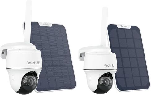 REOLINK 4G LTE Cellular Security Camera Wireless Outdoor, 2 Cams, Go PT Ultra+ 6W SP and Go PT Plus+3W SP in Kuwait