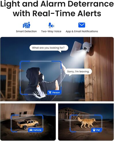 REOLINK 4G LTE Cellular Security Camera Wireless Outdoor, 2 Cams, Go PT Ultra+ 6W SP and Go PT Plus+3W SP in Kuwait