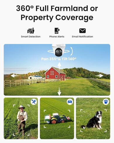 REOLINK 4G LTE Cellular Security Camera Wireless Outdoor, 2 Cams, Go PT Ultra+ 6W SP and Go PT Plus+3W SP in Kuwait