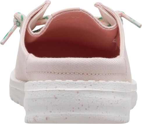 HEYDUDE Women's Wendy Slip Friendship Lace Mules, Rose Dust Size 6 | Lightweight Slip On Shoes for Travel & Casual Wear in Kuwait
