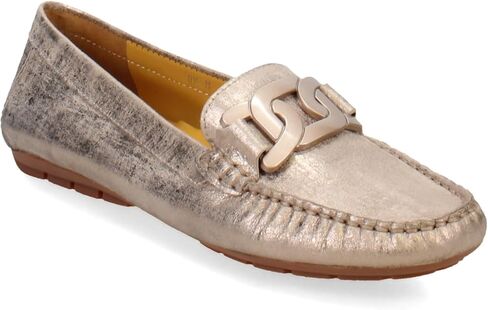 VANELi Womens Aiker Metallic Moccasins Flats Casual - Gold in Kuwait