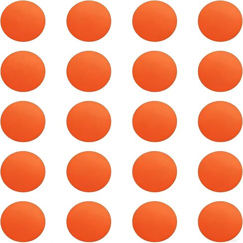 20Pcs Color Correction Gel Light Filter 2.9 Inch Warm Color Round Lighting Gels Sheets for DJ Stage Spotlights Home Theater Color Correction Gel Film (Orange) in Kuwait