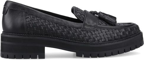 TOMS Womens Cara Tassel Lug Sole Casual Loafers - Black Basketweave, 6 B in Kuwait