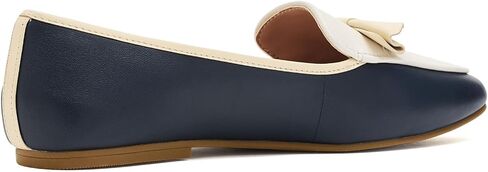 Cole Haan Women's Shoes - Payson Soft Construction Bow Penny Loafer, Midnight Moon Leather/Powder, 8-B US in Kuwait