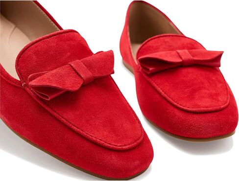Cole Haan Women's Shoes - Payson Soft Construction Bow Penny Loafer, Salsa Suede, 7-B US in Kuwait