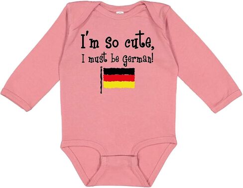 inktastic So Cute German Long Sleeve Creeper in Kuwait