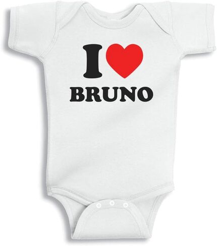 TeesAndTankYou I Heart Bruno Baby Infant Bodysuit in Kuwait