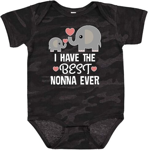 inktastic Best Nonna Ever Grandchild Baby Bodysuit in Kuwait