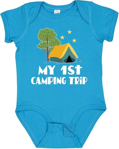 inktastic My 1st Camping Trip Baby Bodysuit in Kuwait