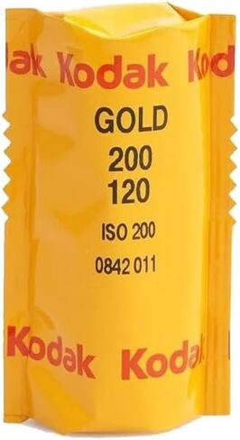 Kodak Professional Gold 200 Color Negative Film (120 Roll Film) - 2-Pack with Microfiber Cleaning Cloth in Kuwait