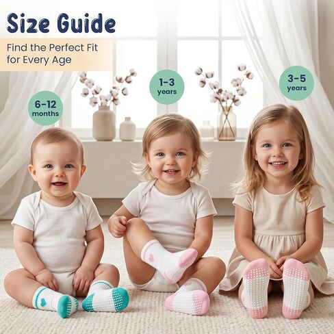 Organic Cotton Blend Ankle Toddler Socks 6M-12M-2t-3t-4t-5t Baby Gift in Kuwait