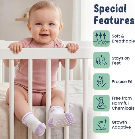 Organic Cotton Blend Ankle Toddler Socks 6M-12M-2t-3t-4t-5t Baby Gift in Kuwait