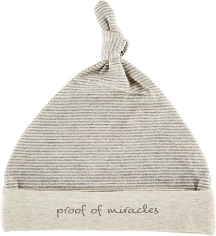 Stephan Baby Baby Adjustable Knotted-top Soft Cotton Knit Beanie Hat in Kuwait