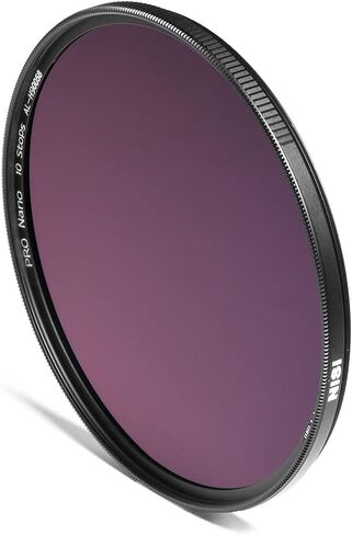 NiSi 72mm HUC IR ND1000 - Circular 10-Stop (3.0) Neutral Density Filter | Camera Lens ND Filter, Nano Coating, Infrared Color Reduction, Slim Aluminum Frame, Long-Exposure & Landscape Photography in Kuwait