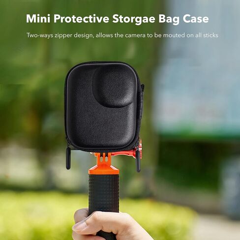 Accessories for DJI Osmo Nano, PU Portable Mini Carrying Bag Nano Case Lens Screen Protectors HD Full Protection Tempered Glass Rubber Lens Cap Cover in Kuwait