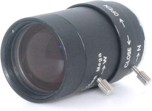 Microscope Camera, Machine Vision Lenses HD 5-50mm Lens 1/3" IR CS Mount Varifocal Manual Iris CCTV Security Cameras Industrial Camera in Kuwait