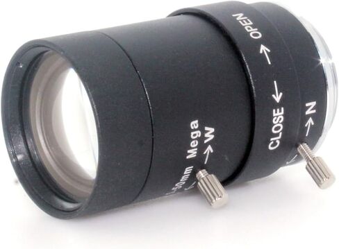 Microscope Camera, Machine Vision Lenses HD 5-50mm Lens 1/3" IR CS Mount Varifocal Manual Iris CCTV Security Cameras Industrial Camera in Kuwait