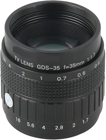 Microscope Camera, Working Distance 35mm Fixed CS C Mount Manual Zoom Lens for Industrial Video Microscope Camera in Kuwait