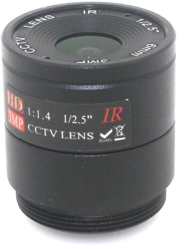 Microscope Camera, 2pcs 6mm Lens 3MP CS Mount HD CCTV Camera Lens for Day/Night CCD Security Camera in Kuwait